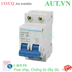 Ảnh của Aptomat cài (MCB) CHINT DZ47-60 C40-2P-3kA 