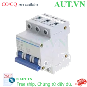Ảnh của Aptomat cài (MCB) CHINT DZ47-60 C40-3P-4.5kA 