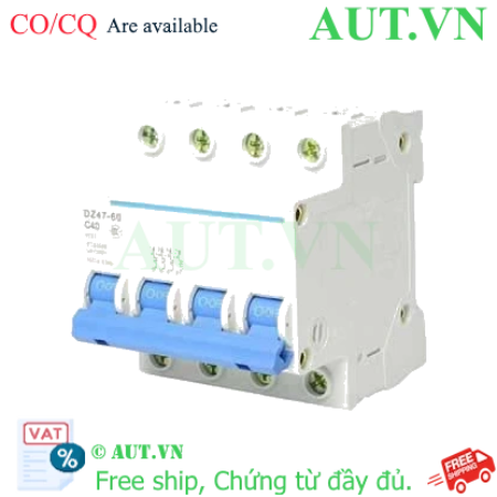 Ảnh của Aptomat cài (MCB) CHINT DZ47-60 C40-4P-3kA 