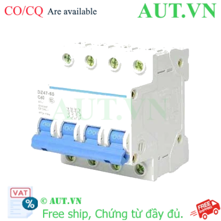 Ảnh của Aptomat cài (MCB) CHINT DZ47-60 C40-4P-4.5kA 