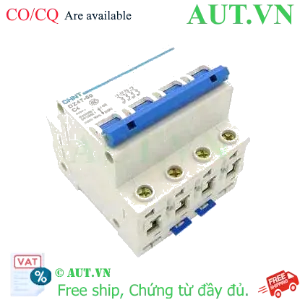 Ảnh của Aptomat cài (MCB) CHINT DZ47-60 C4-4P-4.5kA 