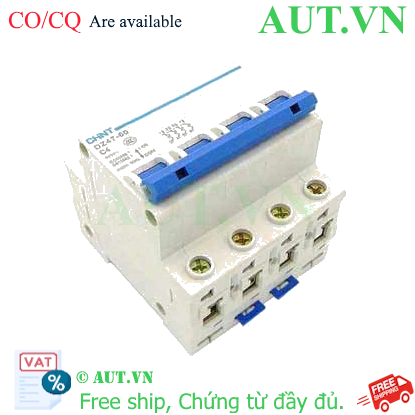 Ảnh của Aptomat cài (MCB) CHINT DZ47-60 C4-4P-4.5kA 
