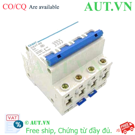 Ảnh của Aptomat cài (MCB) CHINT DZ47-60 C4-4P-4.5kA 