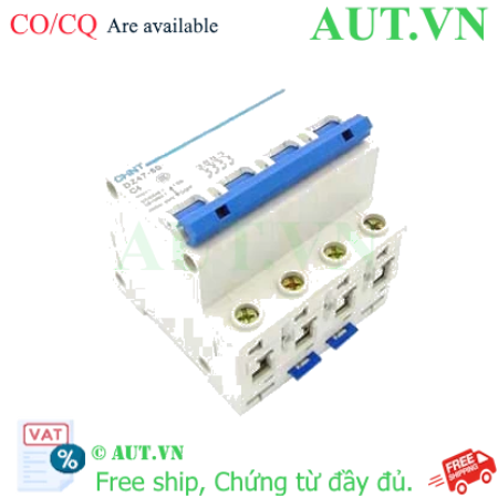 Ảnh của Aptomat cài (MCB) CHINT DZ47-60 C4-4P-6kA 