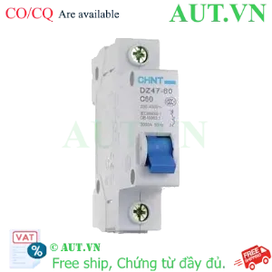 Ảnh của Aptomat cài (MCB) CHINT DZ47-60 C60-1P-3kA 