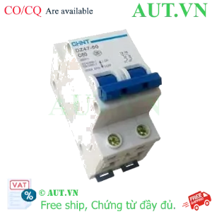 Ảnh của Aptomat cài (MCB) CHINT DZ47-60 C60-2P-3kA 