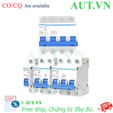 Ảnh của Aptomat cài (MCB) CHINT DZ47-60 C60-4P-3kA 