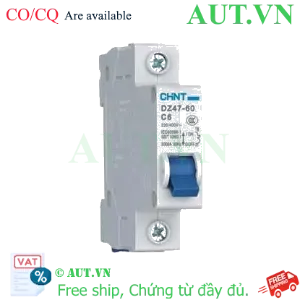 Ảnh của Aptomat cài (MCB) CHINT DZ47-60 C6-1P-3kA 