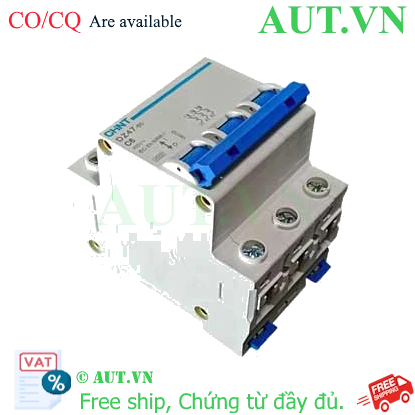 Ảnh của Aptomat cài (MCB) CHINT DZ47-60 C6-3P-4.5kA 