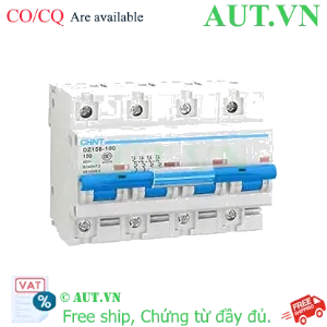 Ảnh của Aptomat cài CHINT DZ158-100 100A-4P-6kA .
