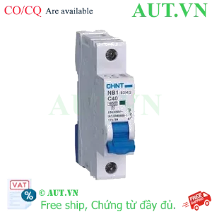 Ảnh của Aptomat CHINT NB1-63H/2 1P C40 8In 