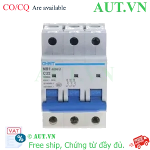 Ảnh của Aptomat CHINT NB1-63H/2 3P C32 8In 