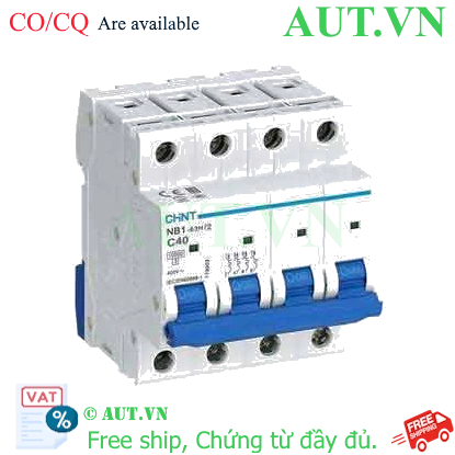Ảnh của Aptomat CHINT NB1-63H/2 4P C40 8In 