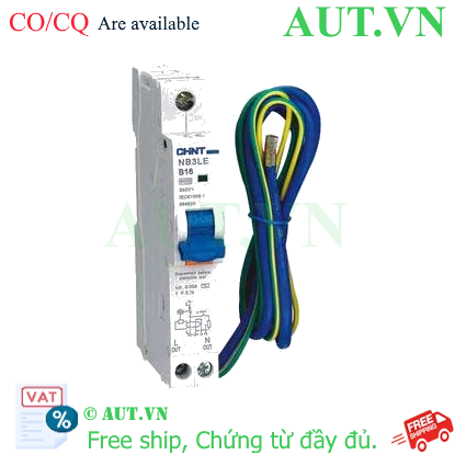 Ảnh của Aptomat chống giật CHINT NB3LE-32 1P+N B16 30mA 