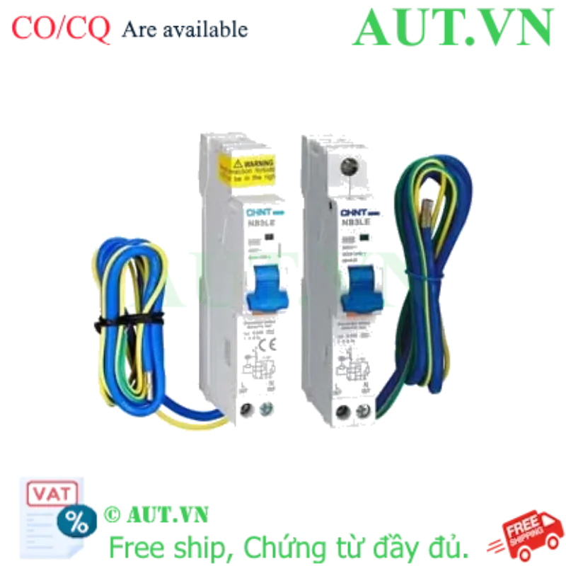 Ảnh của Aptomat chống giật CHINT NB3LE-32 1P+N B25 30mA 