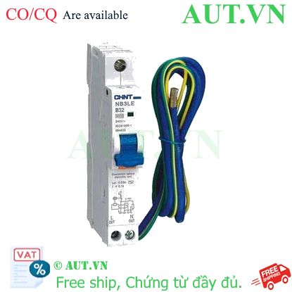 Ảnh của Aptomat chống giật CHINT NB3LE-32 1P+N B32 30mA 