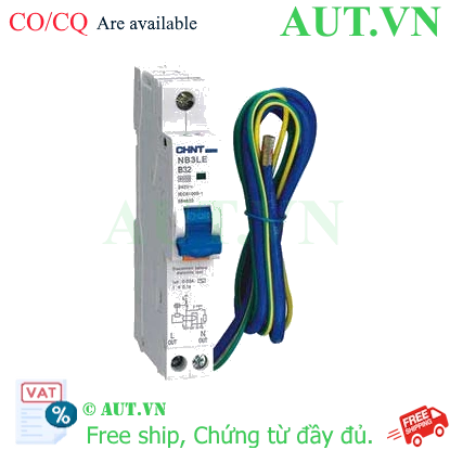 Ảnh của Aptomat chống giật CHINT NB3LE-32 1P+N B32 30mA 