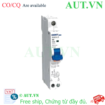 Ảnh của Aptomat chống giật CHINT NB3LE-32 1P+N B6 30mA 