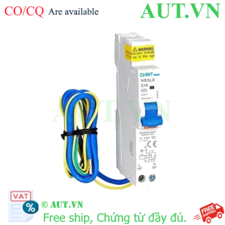 Ảnh của Aptomat chống giật CHINT NB3LE-32 1P+N C10 30mA 