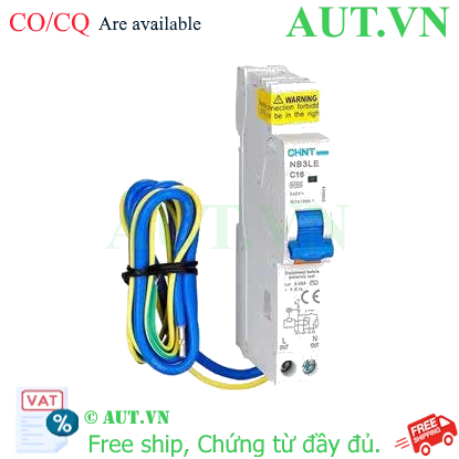 Ảnh của Aptomat chống giật CHINT NB3LE-32 1P+N C16 30mA 