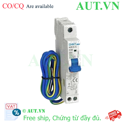 Ảnh của Aptomat chống giật CHINT NB3LE-32 1P+N C32 30mA 