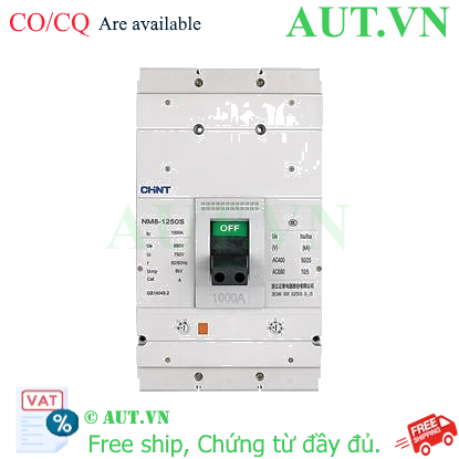 Ảnh của Aptomat dạng khối CHINT NM8-1250S/1000/3 