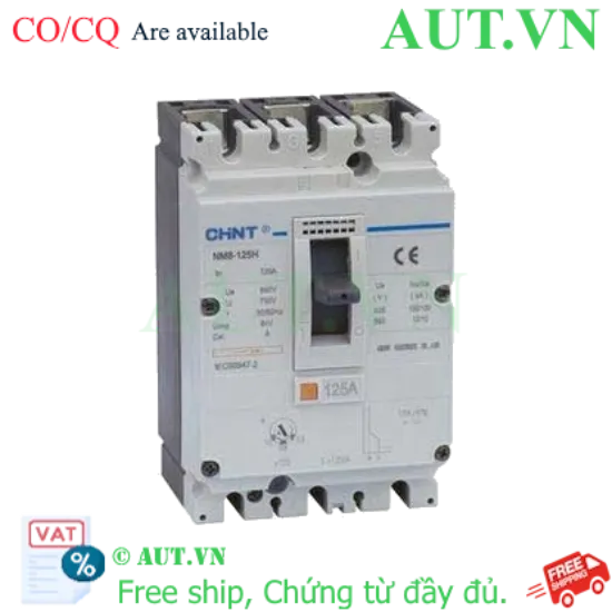 Ảnh của Aptomat dạng khối CHINT NM8-125H/125/3 