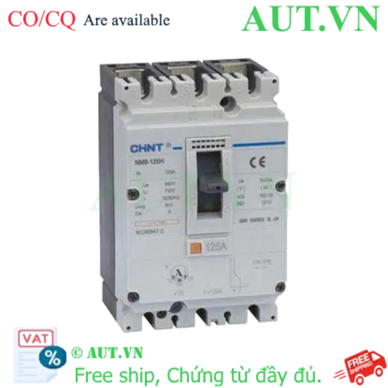 Ảnh của Aptomat dạng khối CHINT NM8-125H/125/3 