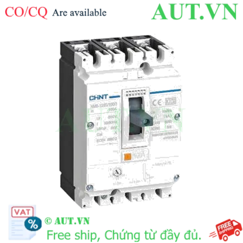 Ảnh của Aptomat dạng khối CHINT NM8-125S/100/3 