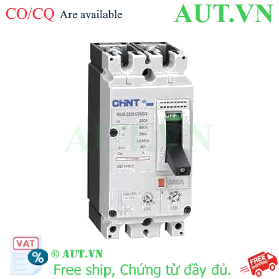 Ảnh của Aptomat dạng khối CHINT NM8-250H/250/2 