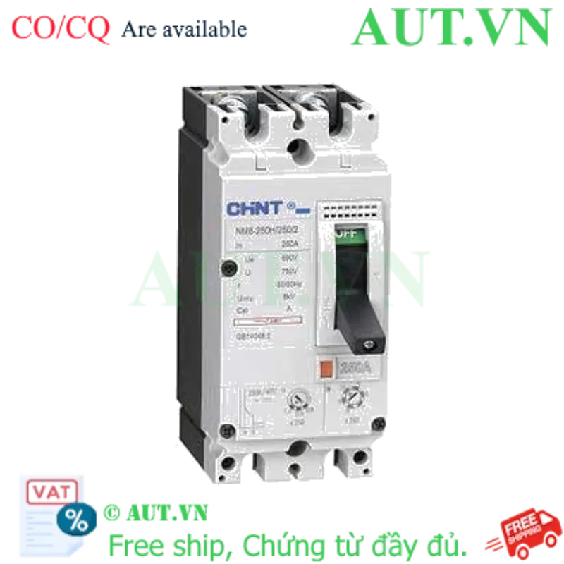 Ảnh của Aptomat dạng khối CHINT NM8-250H/250/2 