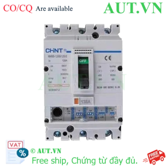 Ảnh của Aptomat dạng khối CHINT NM8S-125S/125/3 