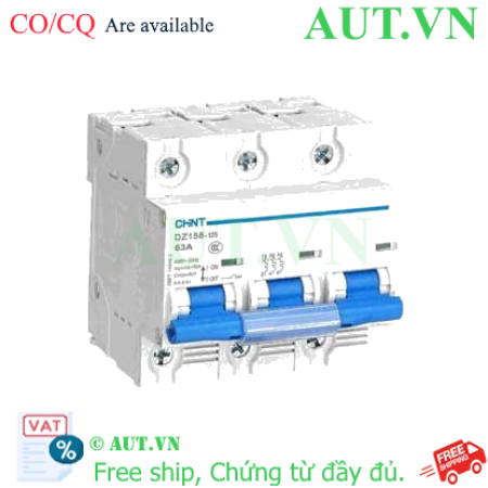 Ảnh của Aptomat MCB CHINT DZ158-125 3P 63A 6kA giá tốt từ hãng