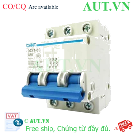 Ảnh của Aptomat MCB CHINT DZ47-60 C60-3P-3kA