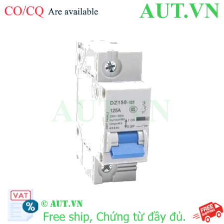 Ảnh của Át tô mát 1 pha DZ158-125 1P 125A 6kA CHINT giá ưu đãi