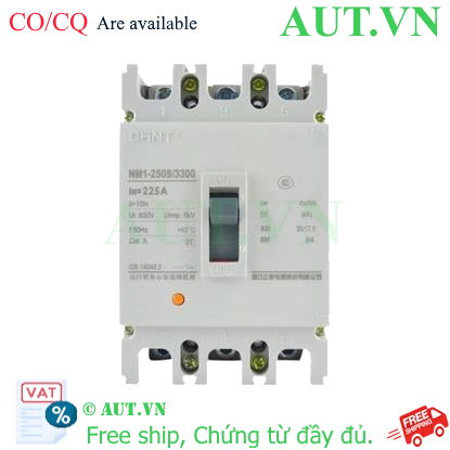 Ảnh của Át tô mát NM1-250S/3300 225A CHINT - 3P, 225A, 25kA