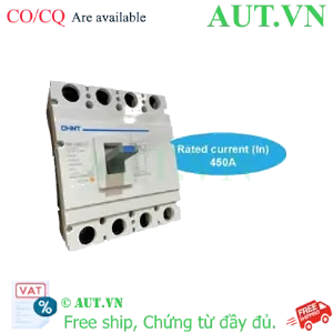 Ảnh của Át tô mát NM1-630S/4300 450A CHINT - 4P, 450A, 35kA