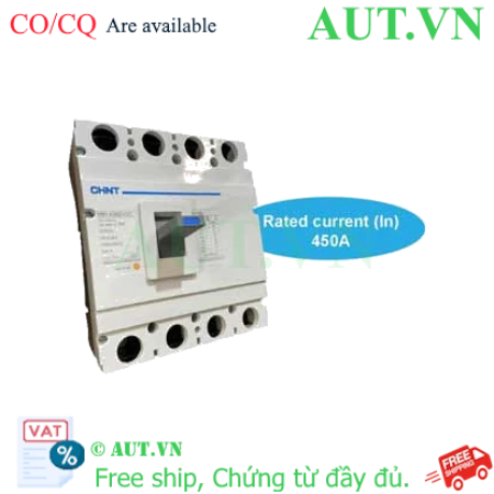 Ảnh của Át tô mát NM1-630S/4300 450A CHINT - 4P, 450A, 35kA