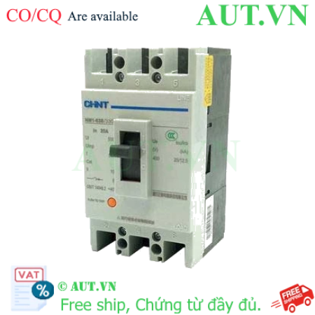 Ảnh của Át tô mát NM1-63S/3300 25A CHINT - 3P, 25A, 15kA