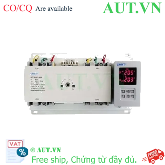 Ảnh của Bộ chuyển nguồn tự động CHINT NZ7-63S/3 40A 