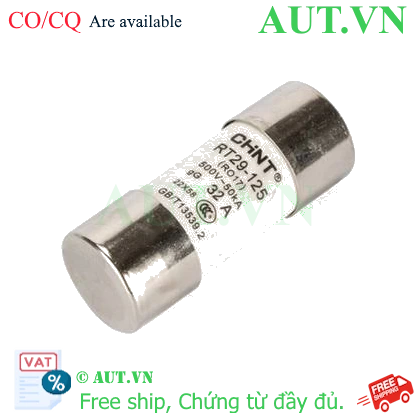 Ảnh của Cầu chì hình ống CHINT RT29-125 32A gG/gL 