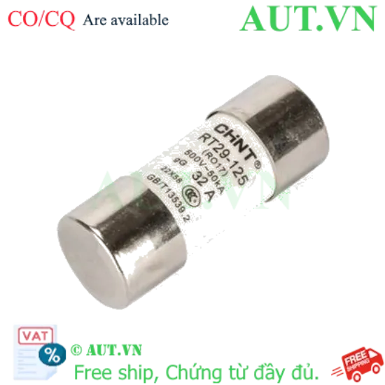 Ảnh của Cầu chì hình ống CHINT RT29-125 32A gG/gL 
