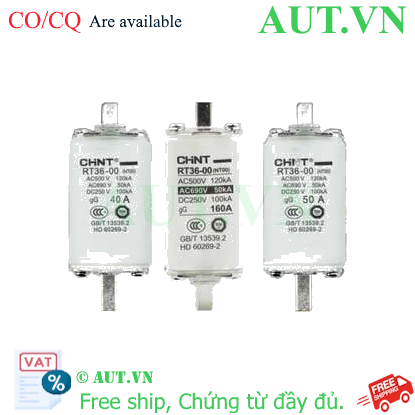 Ảnh của Cầu chì ống CHINT RT36-00 100A gG 