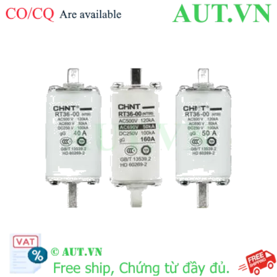 Ảnh của Cầu chì ống CHINT RT36-00 35A gG 