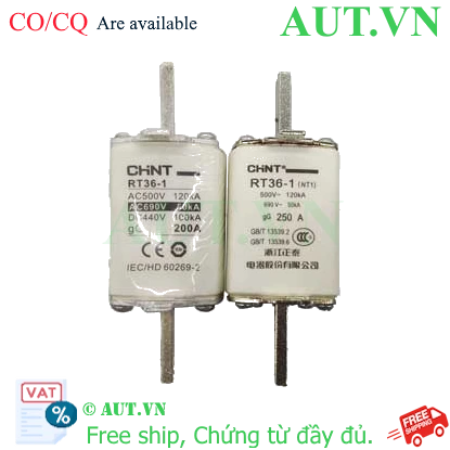 Ảnh của Cầu chì thân vuông CHINT RT36-1 125A gG 