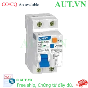 Ảnh của Cầu dao chống rò CHINT NXBLE-63Y 1P+N C63 0.01A 4.5kA 