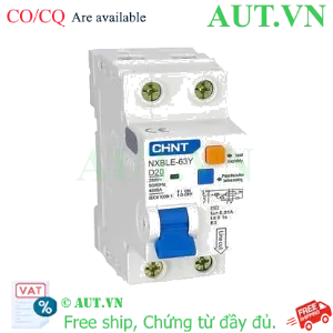 Ảnh của Cầu dao chống rò CHINT NXBLE-63Y 1P+N D20 0.01A 4.5kA 