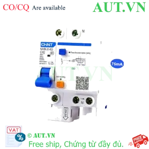 Ảnh của Cầu dao chống rò RCBO CHINT NXBLE-63 1P+N C40 75mA 6kA 
