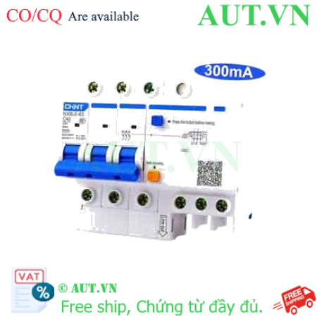 Ảnh của Cầu dao chống rò RCBO CHINT NXBLE-63 3P C40 300mA 6kA 