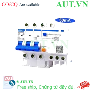 Ảnh của Cầu dao chống rò RCBO CHINT NXBLE-63 3P C40 50mA 6kA 